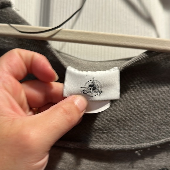 Disney Parks Minnie Mouse Cheer Squad Off Shoulder Sweatshirt M cheerleader - Picture 2 of 7